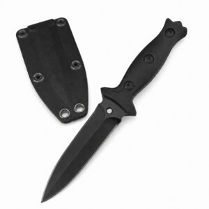 (G46) Poisonous Eyes Double-Peaked Hand Thorn Push Dagger