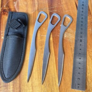 Trainingsset werpmessen YF126 – 3-delig, Wit