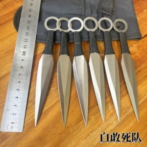 Decoratief kunai-trainingsmes YF013 – 1-delig, Wit