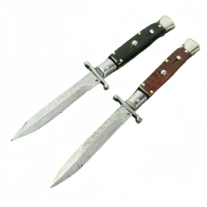 Stiletto mes – Italiaans Damascus Patroon