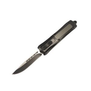 switchblade mes 4 inch koolstofvezel handvat