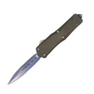 switchblade mes 5,5 inch OTF blauw