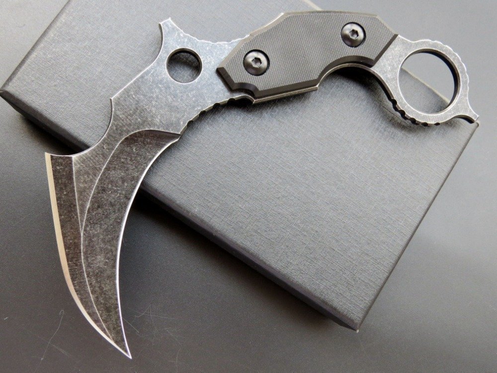 Karambit – Vast Mes D2 Staal met G10 Handvat Karambit – Vast Mes D2 Staal met G10 Handvat