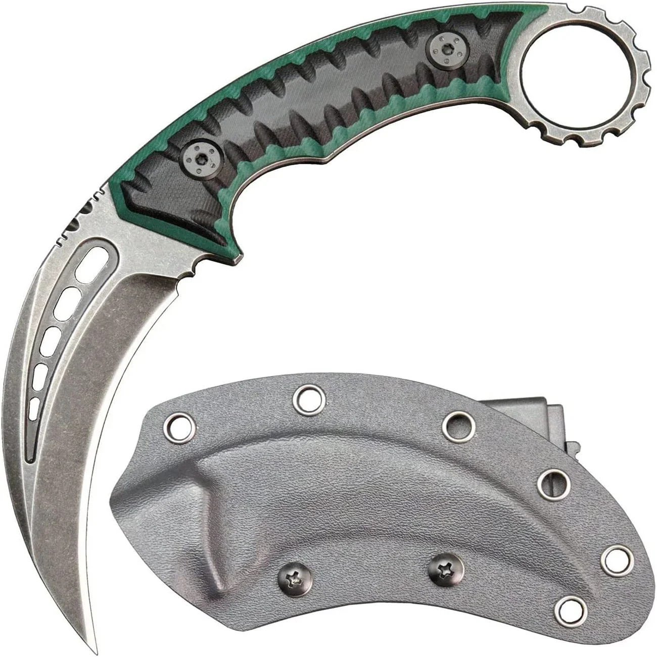 Karambit – Vast Lemmet D2 Staal met G10 Handvat Outdoor Karambit – Vast Lemmet D2 Staal met G10 Handvat Outdoor