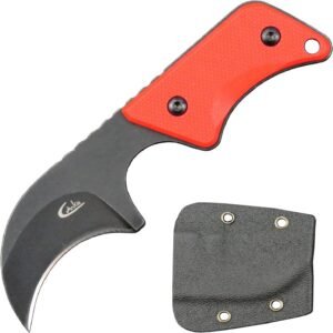 Nekmes – G10 handvat met Kydex schede oranje