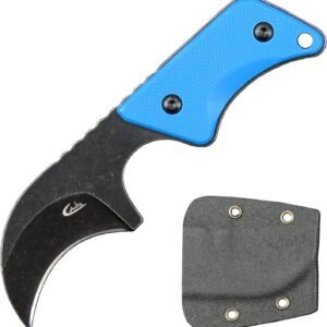 Nekmes – G10 handvat met Kydex schede blauw