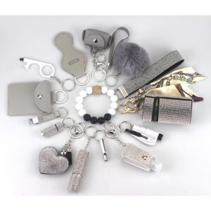 Sleutelhanger – 15-delig zilver