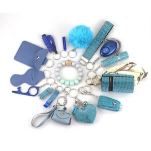 Sleutelhanger – 15-delig blauw