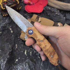 Damascus mes – Handgesmeed Precisie Mes