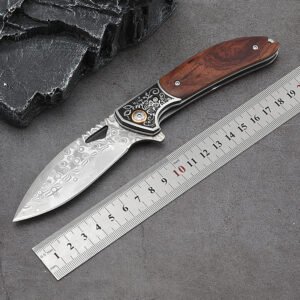Damascus mes – Multifunctioneel Opvouwbaar Outdoor Mes