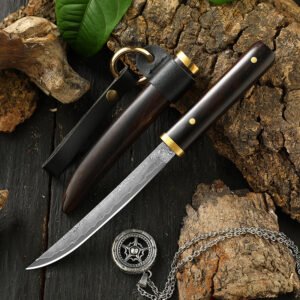 Damascus mes – Klein Recht VG10 Outdoor Mes