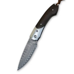 Damascus mes – Gesmeed Opvouwbaar Camping Survival Mes