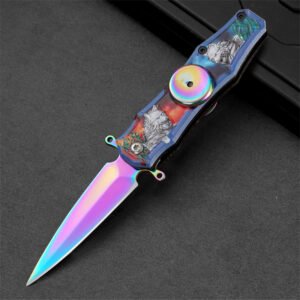 Zakmes – Fidget spinner knife multifunctioneel